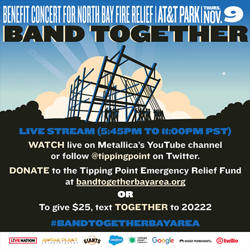 Band Together Benefit Concert ad