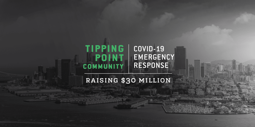 Tipping Point Community flyer for covid 19 response