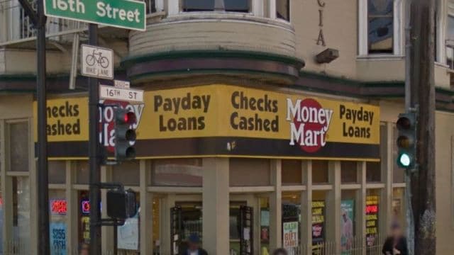 photo of a Payday Loans building in San Francisco